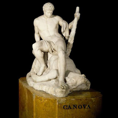 ‘忒修斯杀死米诺陶’(Theseus and the Minotaur)，1782年，Antonio Canova，维多利亚与阿尔伯特博物馆藏