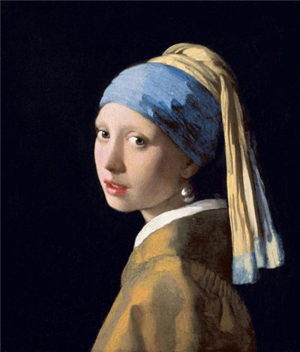 扬·维米尔，《戴珍珠耳环的少女》 ，1665年，海牙莫瑞泰斯皇家美术馆藏
