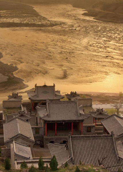 山雨中的寺庙，镜头之下的古建