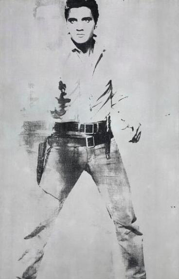 安迪·沃霍尔，《两个猫王（Ferus Type）》（1963）。图片：致谢佳士得