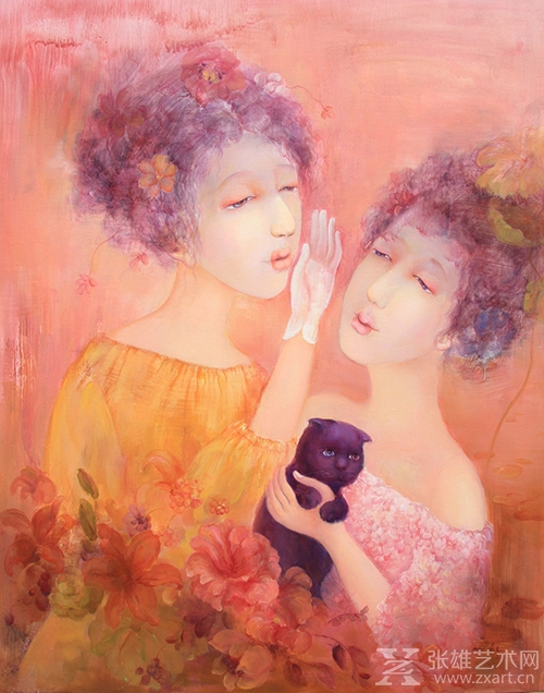 花非花系列 80X100CM 布面油画 2018年