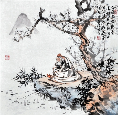 清净悟彻的禅意:僧侣画家,中国山水画家壶僧正式签约张雄艺术网