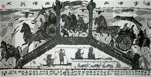  《人间图》138×69cm 2000年作
