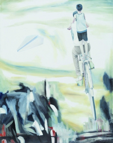  travel No.35（油画） 134×105厘米 2010年 张鹏野