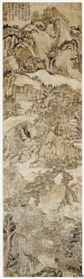 清代画坛名僧髡残《水阁山亭图》鉴赏