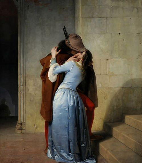 激吻 海耶兹 法国 布面油画 1859年 121×97cm 