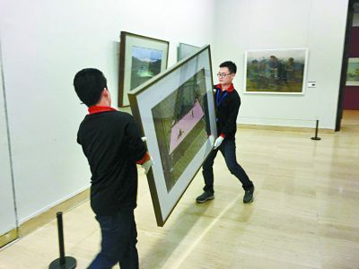 第六届全国青年美术作品展撤下抄袭画作《国风》