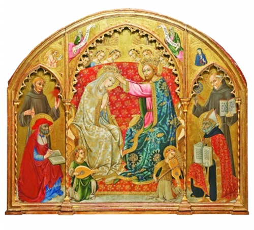 萨诺·皮埃特罗创作的《圣母加冕》