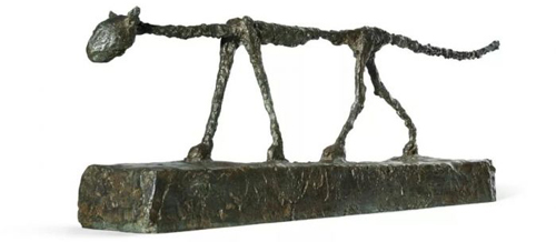 阿尔伯托·贾科梅蒂（Alberto Giacometti） 《猫》 成交价：1,260万英镑