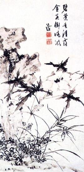 陈淳《葵石图》：清逸灵动 生机盎然