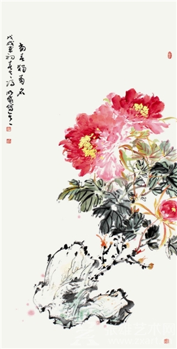 当春独有名   136cm × 68cm
