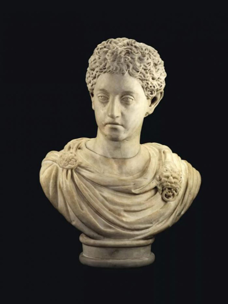 约公元前175-177年 罗马大理石青年康茂德头像 估价：英镑 50,000 - 80,000