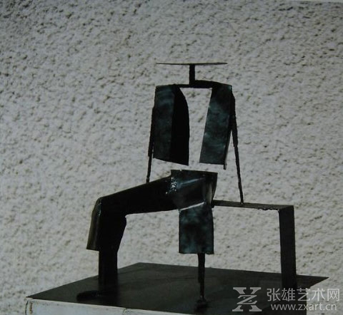 《夏季》1998  72×75×68cm  铁板焊接