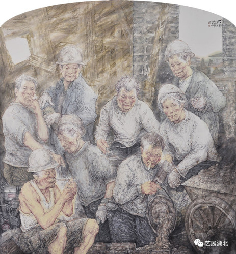 《家园》柳秀林 200x185cm 2017年