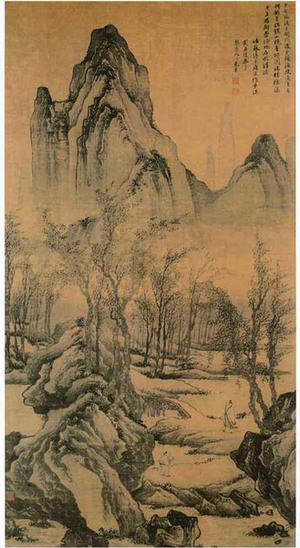 《修竹茅亭图》