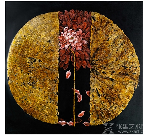 《和》漆画 150x150cm 2010年