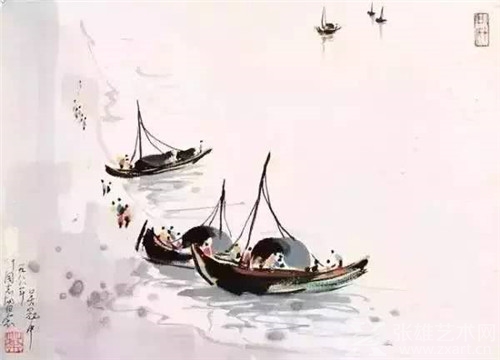吴冠中的江南梦，从小小的船牵萦开去