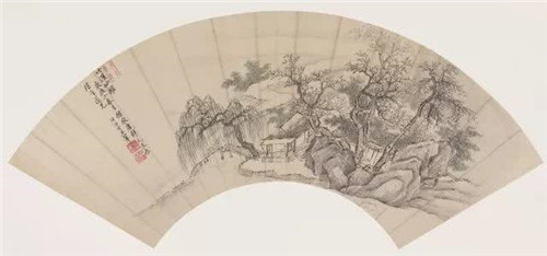  ▲ 清 王翬 山水图