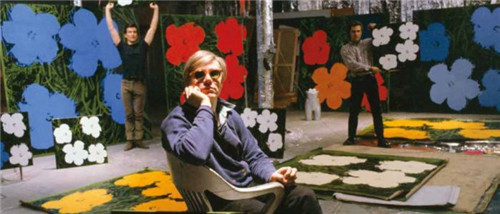  安迪·沃荷在其纽约工作室，1964年