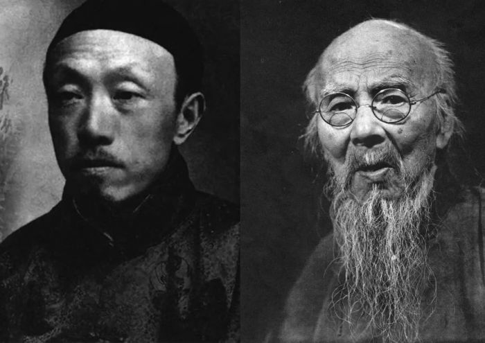  齐白石（右一）与陈师曾（左一）的艺坛佳话