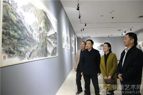 “和合台州·山海神韵”王天民师生书画展隆重亮相台州书画院