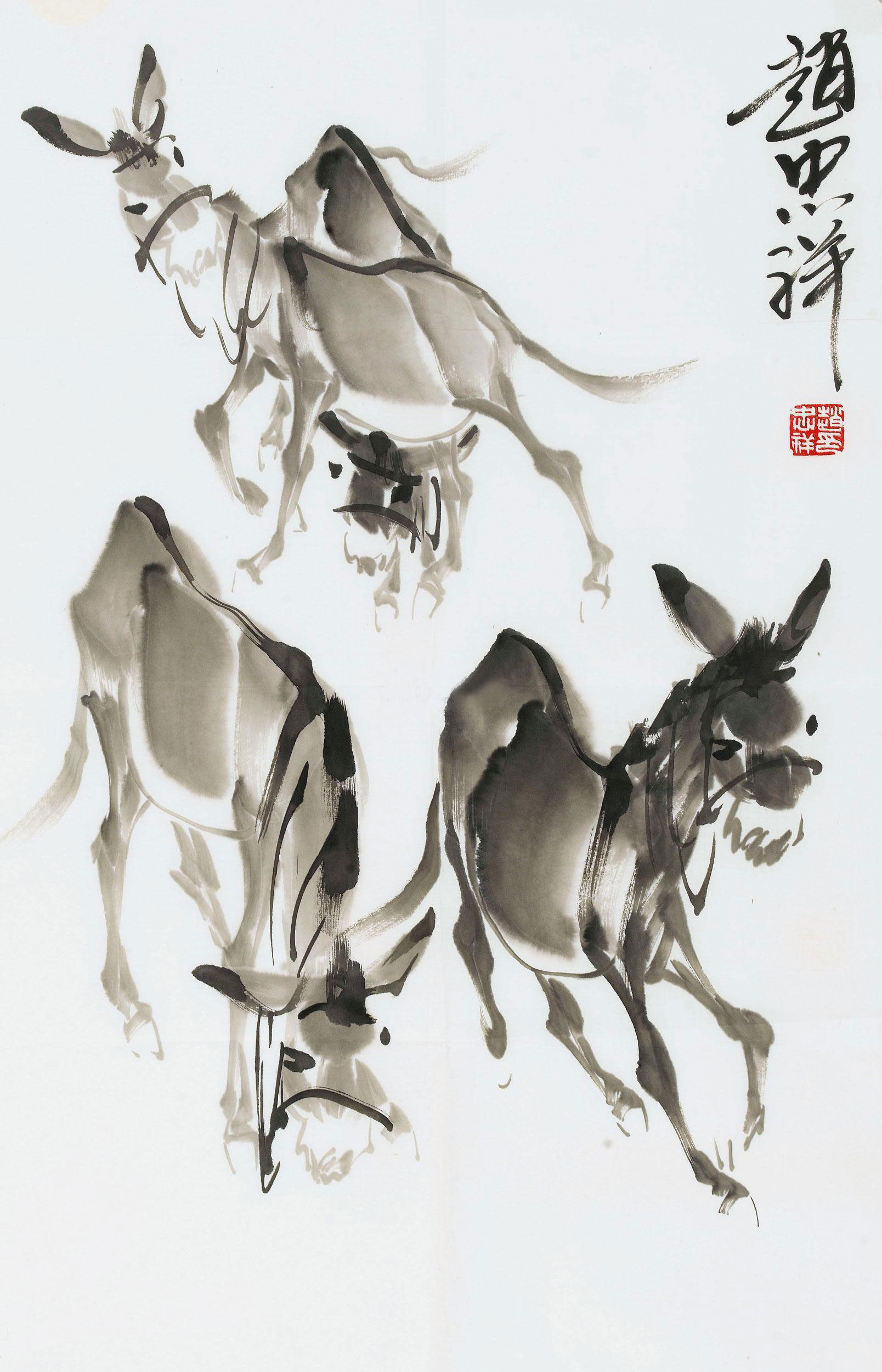 陕西画驴的著名画家图片