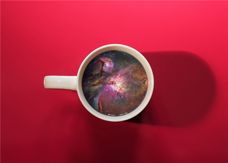 星球星空咖啡图片