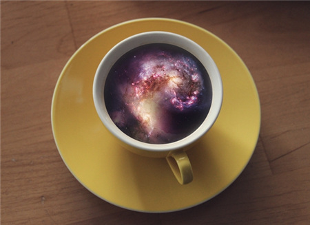 韩国星空咖啡图片图片