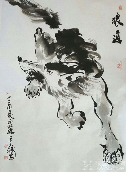 中国狼派艺术创始人王久斌入驻张雄艺术网数据库