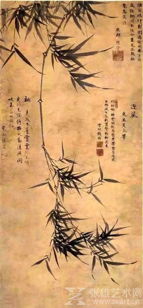 夏昶《墨竹图》 夏昶《墨竹图》