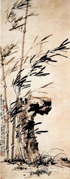 李方膺《潇湘风竹图》 李方膺《潇湘风竹图》
